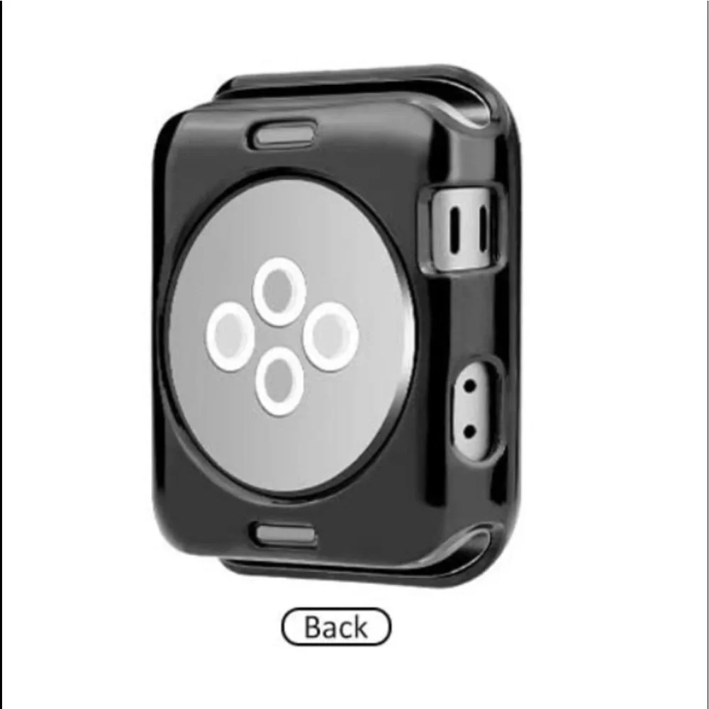 New Black Glossy Apple Watch Bumper Case